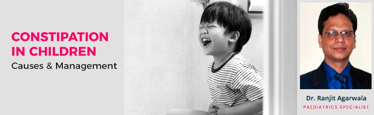 Constipation in children and its management