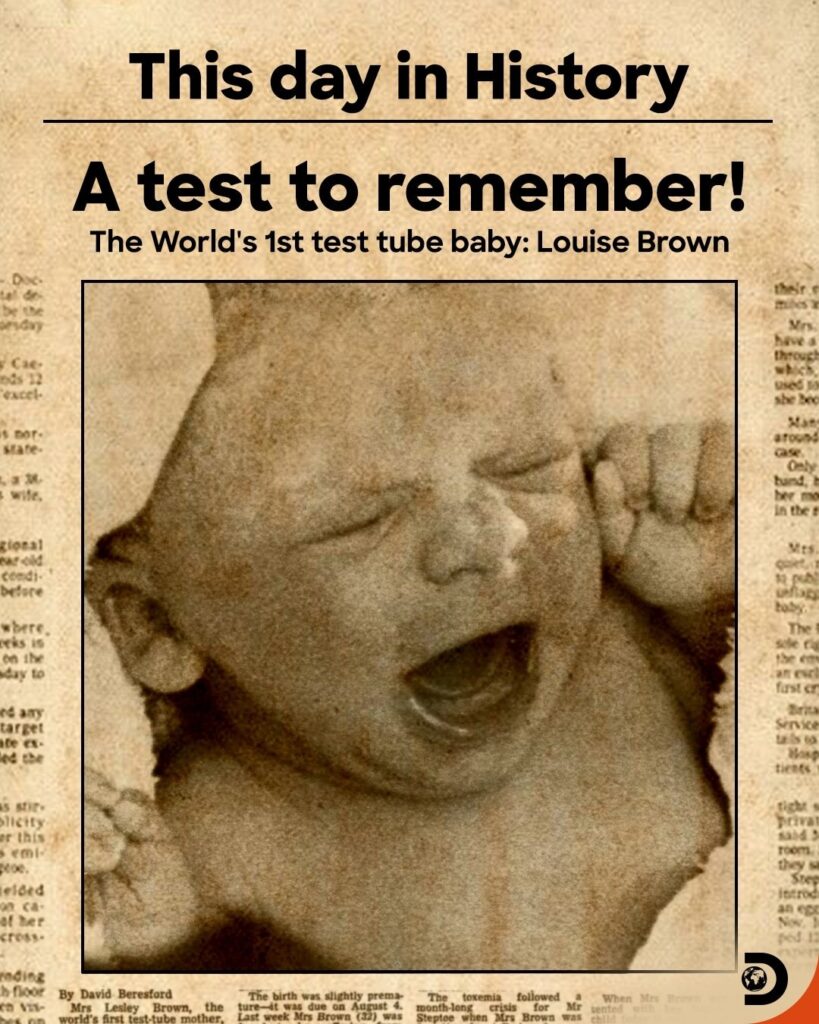 World's first IVF Baby